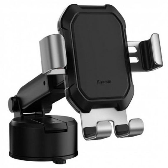 Автодержатель Baseus Tank gravity car mount with suction base (SUYL-TK) Tarnish Black | Зображення 1