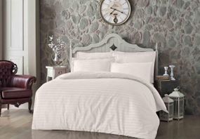 Постельное белье Altinbasak Satin 160 х 220 см Always Ekru