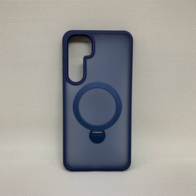 Чохол Wlons Hybrid Magnetic MagSafe матовий протиударний PC+TPU для Samsung Galaxy S25 Plus Синій