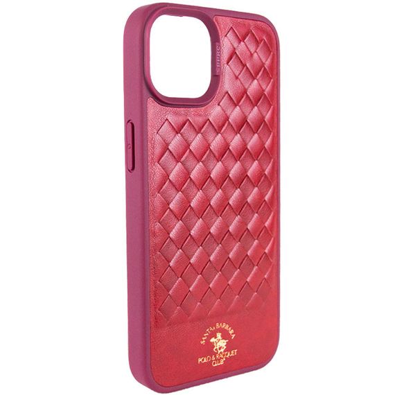 Шкіряний чохол Polo Santa Barbara для Apple iPhone 15 Plus (6.7") Red | Зображення 1