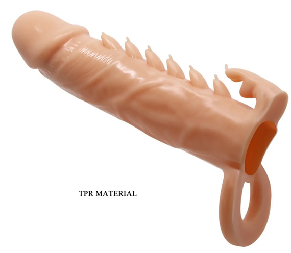 Подовжувальна насадка (подовжує на 4 см) PREETTY LOVE — Penis Sleeve Emmitt Sex Aura | Зображення 2