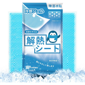 Охолоджувальний пластир Wanrunshi 5×12 см для дорослих і дітей, швидке полегшення під час спеки та лихоманки, 10 шт. в пакованні