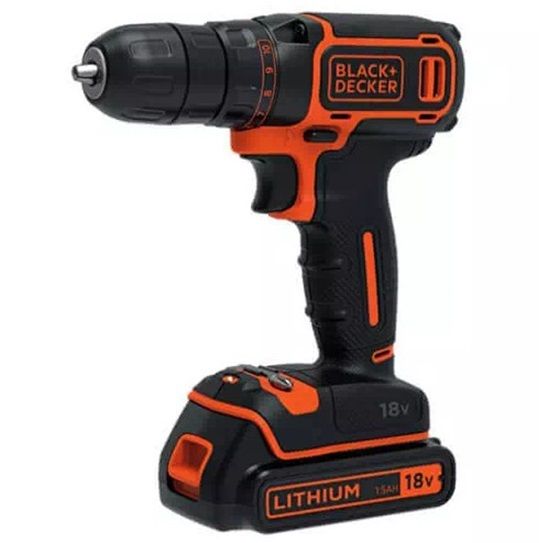 Акумуляторний дриль-шурупокрут Black&Decker з АКБ та ЗП BDCDC18B