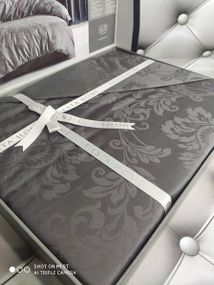 Постельное белье Fiesta Sandra antrasit Жаккард Хлопок Евро размер (4 наволочки)