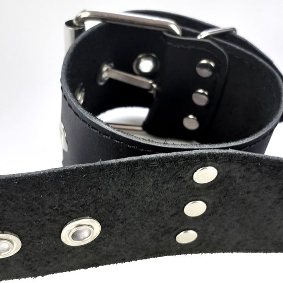 Нашийник з наручниками із натуральної шкіри Art of Sex - Bondage Collar with Handcuffs | Зображення 6