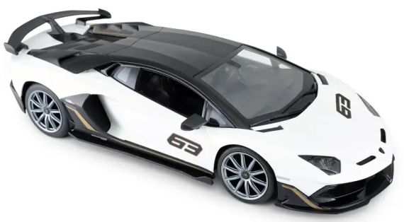 Машинка Rastar Lamborghini Aventador SVJ (96070) на радіокеруванні. 1:14. Білий | Зображення 1