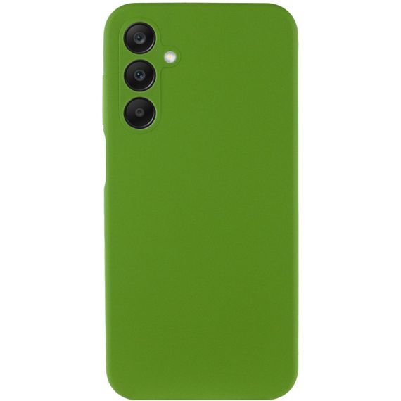 Чехол TPU GETMAN Liquid Silk Full Camera для Samsung Galaxy S26 / S26 Pro Зеленый / Dark green | Зображення 1