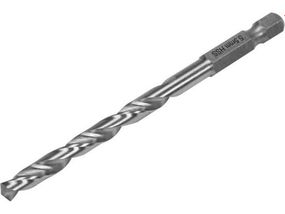 Свердло по металу YATO Польша: HSS6542, Ø=5.5мм, HEX-1/4", l=93/57мм, для нержав., конструкт., легов. стали