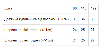 Купальник для дівчинки з накатом Носи своє 98 Жовтий (p-3653-103696) | Зображення 1