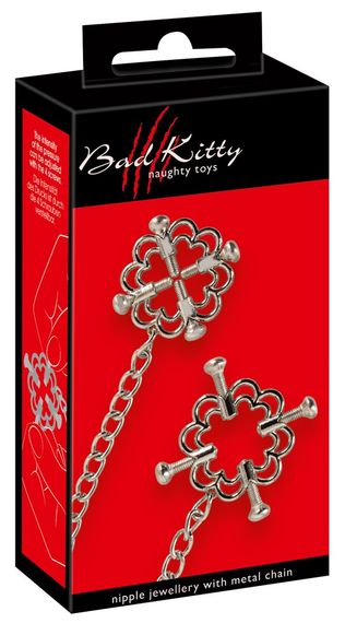 Затискачі для сосків - Bad Kitty Nipple Jewellery Sex Aura