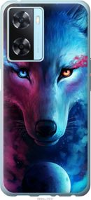 Чехол на Oppo A57s Арт-волк "3999u-2931-17620"