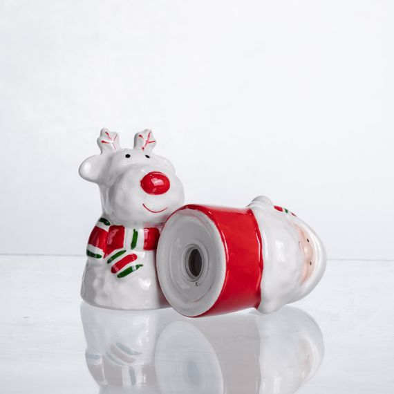 Набір для спецій з порцеляни New Year 2 баночки по 100 мл CR-1-36 | Зображення 2