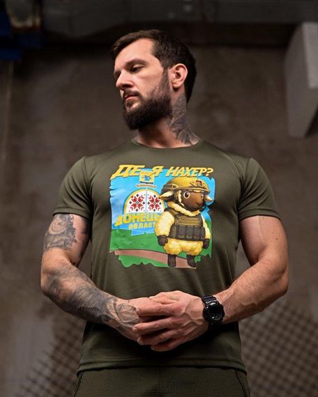 Тактична потоотводна футболка Де я oliva ПП7850 | Зображення 3