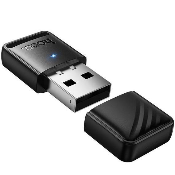 Bluetooth адаптер Hoco UA42 BT5.4 Black | Зображення 3