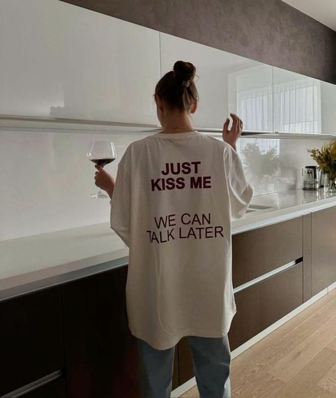 Футболка жіноча з принтом повсякденна XL Білий