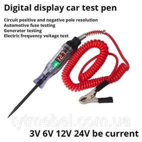 Автотестер автомобільний 6v, 12v, 24v.