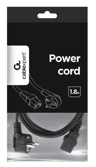 Кабель силовий Cablexpert  PC-186, довжина 1.8 м, 3*0.5 мм кв. | Зображення 2