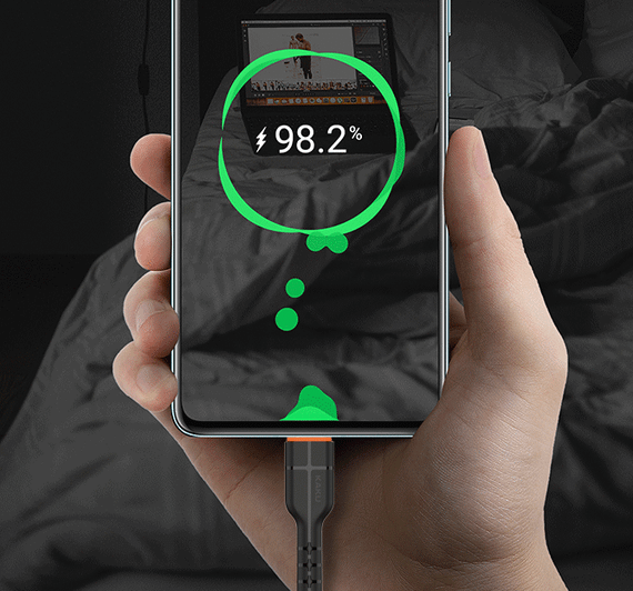 USB кабель Kaku KSC-225 USB - Type-C 1m - Black | Зображення 2