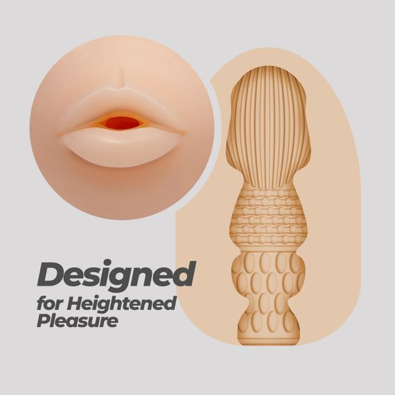 Мастурбатор-яйце, рот CRUSHIOUS EZY EGG THE Mouth, реалістичний Sex Aura | Зображення 5