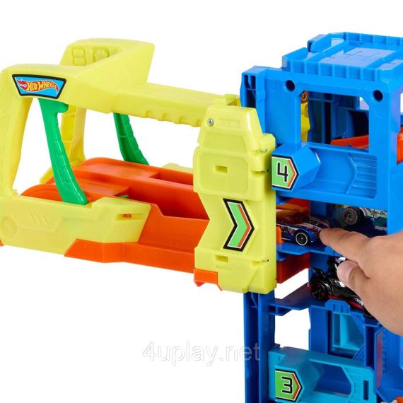 Игровой набор Hot Wheels City Ultimate Garage Хот Вилс Сити Легендарный Гараж с Драконом, лифтом, треком | Зображення 6