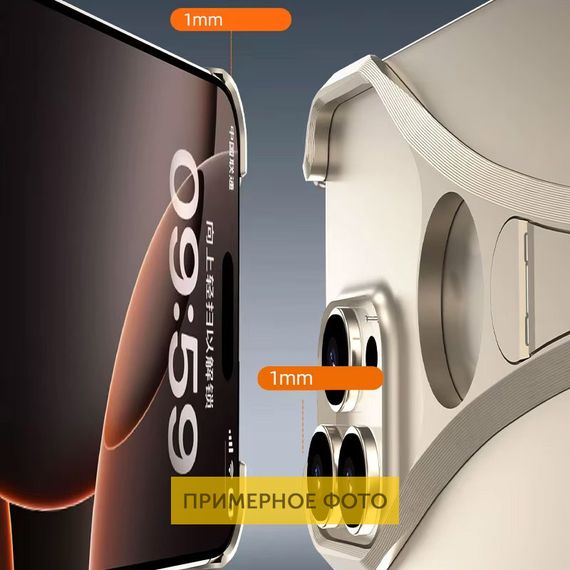 Чохол Bumper Y для Apple iPhone 15 / 16 (6.1") Desert titanium | Зображення 4