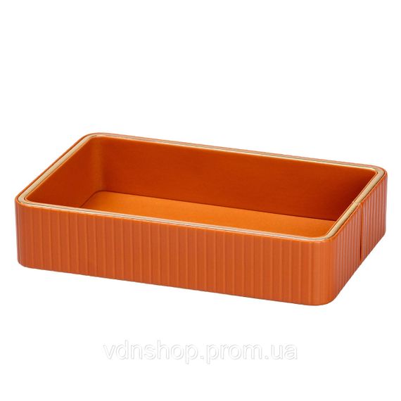 Салфетница на стол из эко-кожи 25 х 15.5 х 5 см Коричневый HP9900BR | Зображення 1