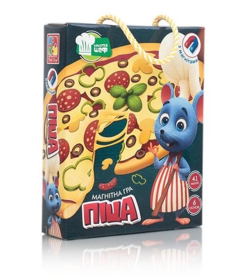 Магнітна розвиваюча гра "Піца" VT3004-02 Vladi Toys, в коробці (4820195053676)