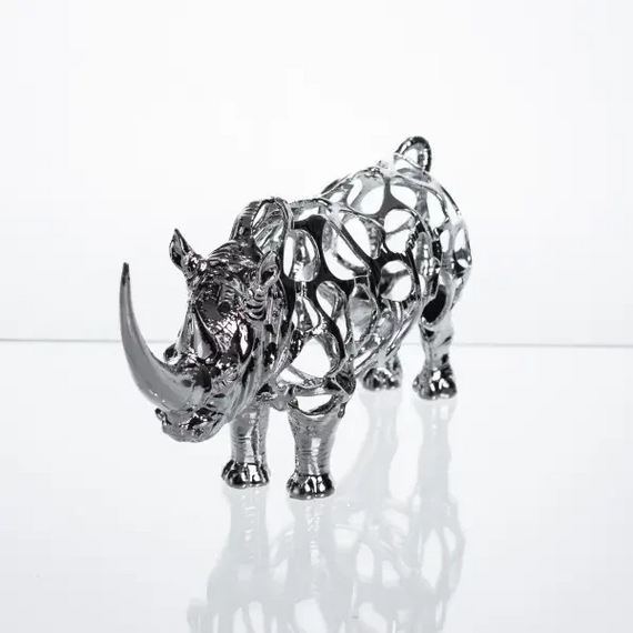 Декоративна фігурка Rhinoceros 23x6x10 см металева HP-7-23 | Зображення 2