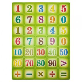 Детский обучающий набор магнитов "Цифры" 1151ATS для 3х лет Зелёный