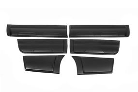 Молдинг на двери (4 шт, ABS) для Toyota Hilux 2015-2024 гг