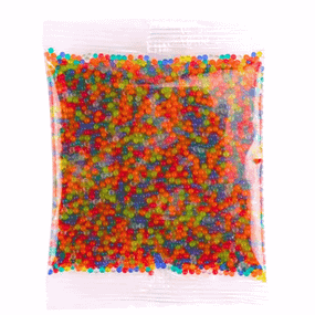 Гідрогелеві Кльки Орбізи Зростаючі у Воді 7-8 мм 10000 Штук Різнокольорові