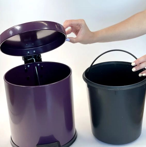 Відро для сміття з педаллю Mertinox 5 л фіолетове 4501.2028S.101.05 violet | Зображення 2