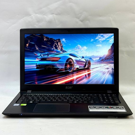 Ноутбук Acer Aspire E5-575G / 15.6" (1366x768) TN / Intel Core i3-6006U (2 (4) ядра по 2.0 GHz) / 8 GB DDR4 / 128 GB SSD + 1000 GB HDD / nVidia GeForce 940MX, 1 GB GDDR5, 64-bit / WebCam / Windows 10 Pro б/в | Зображення 1