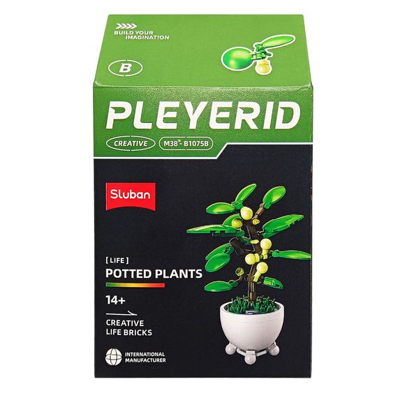 Дитячий конструктор "Квіти у горщику" Potted Plants SLUBAN M38-B1075B