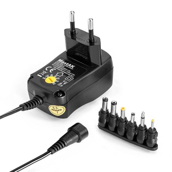 Мережевий блок живлення MastAK MW-500i 3-12V 0,6 A +6насадок | Зображення 2