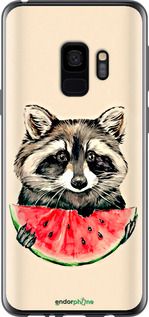 Чохол на Samsung Galaxy S9 Єнотик з кавуном "4605t-1355-2448"