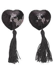 Пестіси (наклейки на груди) Babydoll Універсальний. Чорний 622-2