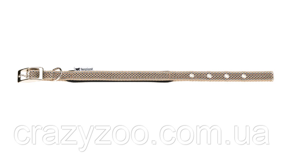 Ошейник для собак Ferplast Daytona Deluxe C25/45 нейлоновый коричнево-чёрный 2.5х37-45 см 77202212 | Зображення 2