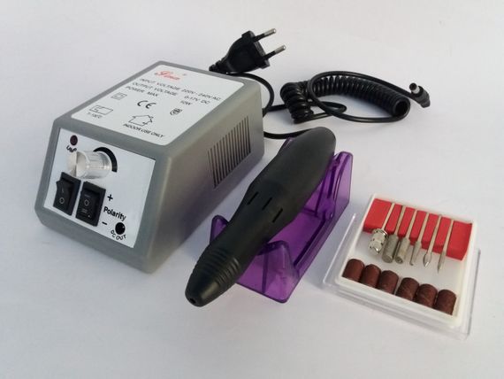Хороший фрезер Beauty nail DM-14/2000 / Фрезер для маникюра для начинающих / Фрезер ручной OW-673 для маникюра | Зображення 1