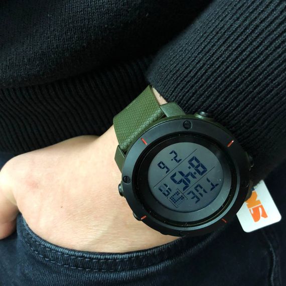 Армейский наручные часы с таймером SKMEI 1213AG, Цифровые часы для активного образа жизни MS-21