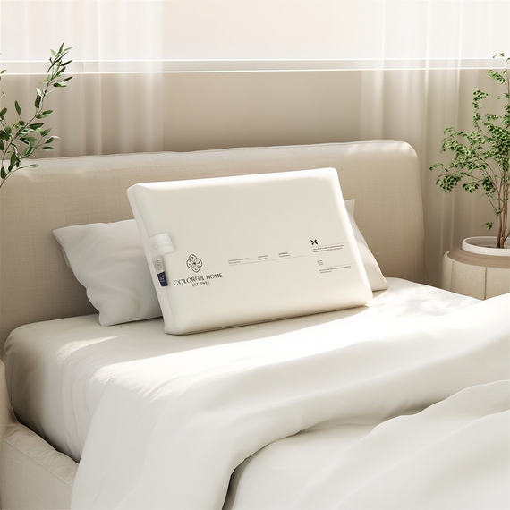 Подушка для сну з ефектом пам'яті 42*70 см гіпоалергенна кремовий Colorful Home 014-006-50 | Зображення 1