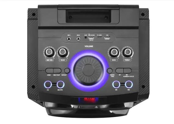 Акустическая система портативная XPRO HS-TD1020 с двумя микрофонами караоке(MER-15697_9455) | Зображення 4