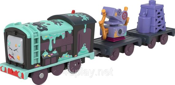 Паровозик Томас і друзі Моторизований поїзд Дизель Оригінал Thomas & Friends Motorized Frosting Diesel Engine | Зображення 4
