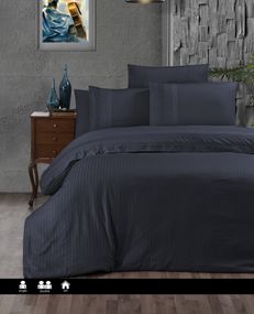 Постільна білизна First Choice Ranforce Deluxe 200 х 220 см Gala Denim