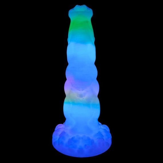 Вибратор люминесцентный с пультом UNIVIBE Unicorn, разноцветный, 25 х 5.7 см sexstyle | Зображення 1