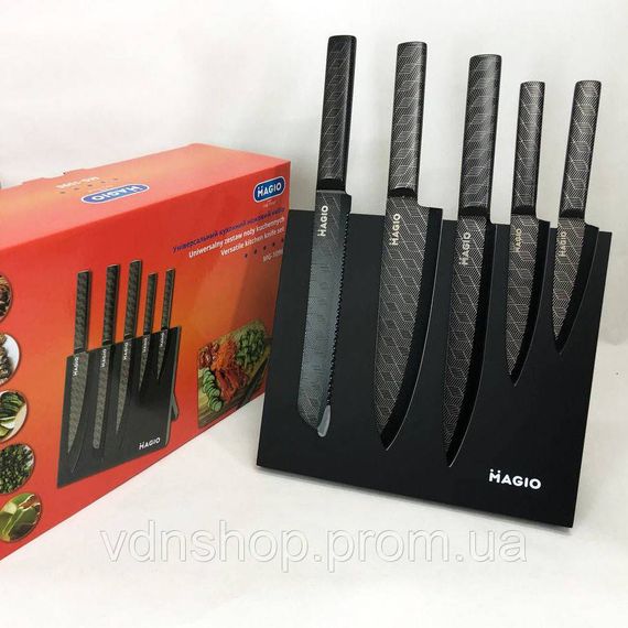 Набор ножей для приготовления пищи Magio, Набор ножей кухонных сталь, Кухонные ножи для готовки JV-34 | Зображення 2