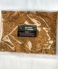 Приправа смесь к мясу с травами , 100г, смесь специй и приправ, ТМ Приправи світу