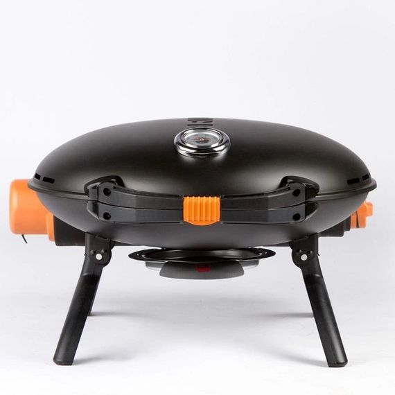 КОМПЛЕКТ Портативний переносний газовий гриль O-GRILL 600T, чорний + шланг в подарунок! Код: 011677 | Зображення 3