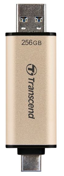 Flash Drive Transcend JetFlash 930C 256GB USB 3.2/Type-C Gold-Black (TS256GJF930C) | Зображення 2