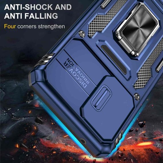 Ударопрочный чехол Camshield Army Ring для Samsung Galaxy A53 5G Синий / Navy | Зображення 6